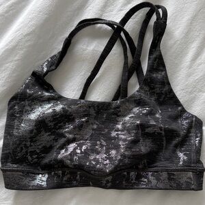 lululemon athletica Metallic Foil Sports Bra